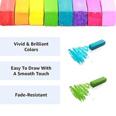 MUNGYO Soft Pastel Set – 64 Vibrant Colors 64 Count (Pack of 1), Multicolor