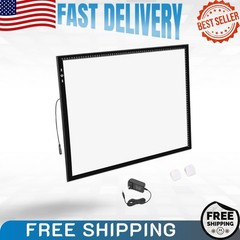 A2 Artist Tracing Light Box, Dimmable 5000 Lux Art Light Pad with Adapter