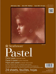 400 Series Pastel Pad, Assorted Colors, 9″X12″ Glue Bound, 24 Sheets