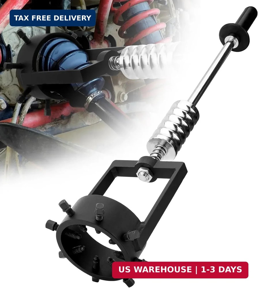 3.75″ CV Axle Puller Tool with 8 Bolts, Axle Shaft Removal Tool, Slide Hammer Pu