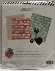 HEIDI SWAPP DIY Canvas 2pc Pack by American Crafts 312737 New