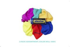 Small 13″x17″ absorber – Assorted Colors – 3-Towel Pack – Textured 3-Pack