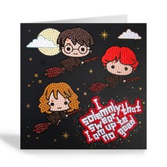 CraftBuddyUS CCK-HPS404: “Flying High” Harry Potter Crystal Art Card 18 x 18cm