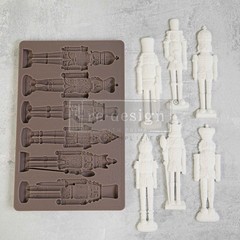 Nutcracker Magic Christmas | 5″ x 8″ Silicone Decor Mould | Redesign with Prima