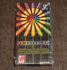 Vintage 1999 Prismacolor Artist Quality Soft Thick Lead Pencils 12 Pieces PC952