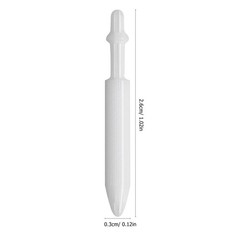 55Pcs Universal White Nylon Replacement Pen Nibs for Smooth Consistent Ink Flow