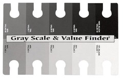 Color Wheel The Company Gray Scale & Value 1 Count (Pack of 1), Black/White
