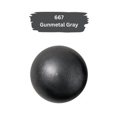 FolkArt Acrylic Craft Paint Metallic 2 oz Shimmer for Canvas DIY – Gunmetal Gray