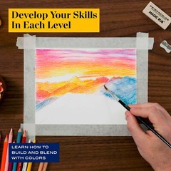 Technique Art Supplies And Digital Art Lessons Nature Drawing Set Level 2 Waterc