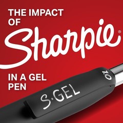 S-Gel Blue Gel Pens, 1.0mm Bold Point, 12 Count