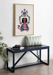 Sylvie Travel Animal Framed Canvas Wall Art by Rachel Lee, 23×33 Natural,