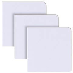 Ctosree 3 Pcs Mini Watercolor Sketchbook 3.9 x Inch Portable Square White