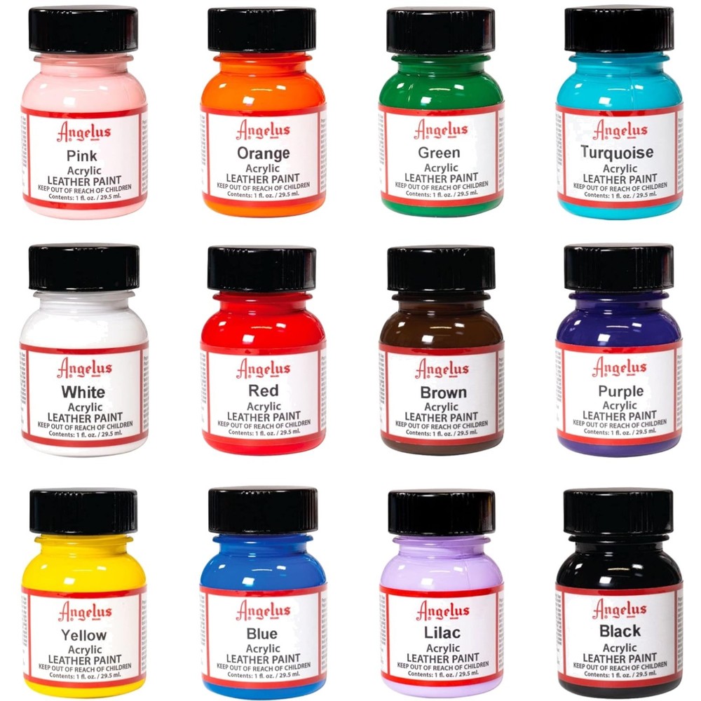 Flexible Paint for Shoes & Furniture – 12 Colors