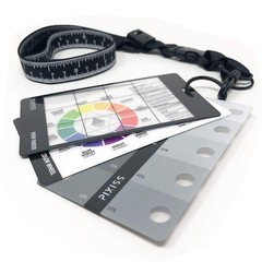 Grey Scale Value Finder, Color Wheel, Artists View 5×3 inches, Various
