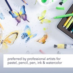 Mixed Media Art Book, 8.3×5.8 inches, 56 Sheets, Blue Cloth Hardcover, Side W…