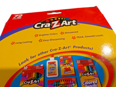 2 BOXES CraZart Colored Pencils 72 Assorted Lead/Barrel Colors IN EACH NOS 2014