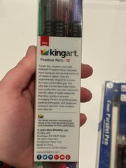 Art Set: kingart Fineliner Pens 12 Colors, PILOT Parallel Pen Set Multicolor