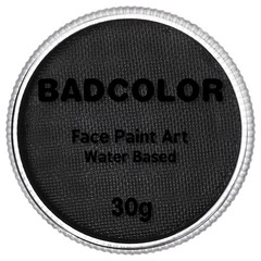 Black Face Body Paint (30gm), Water Activated 1 Ounce (Pack of 1),