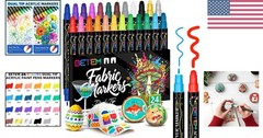 Art Supplies Gift – 24 Colors Dual Tip Acrylic Paint Markers for DIY Crafts