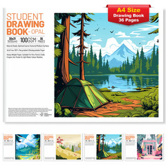Children’s A4 Drawing Sketch Pad 36 Pages Kids Paper Arts & Crafts Book
