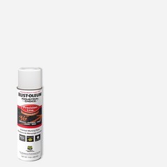 Rustoleum 203030 17oz White Precision-Line Inverted Marking Paint Aerosol(pk 6)