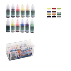 Acrylic Airbrush Paint, Professional 12x10ml Color Set Of Acrylic Paint, Quick D
