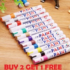 Paint Marker Pen Waterproof Oil Based Permanent Tyre Metal Wood Glass UK Stock