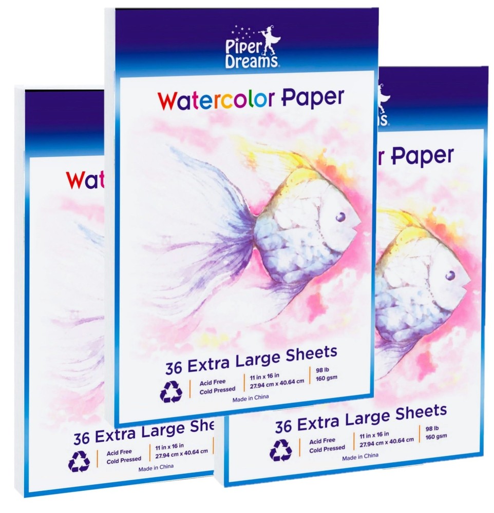 Art Paper 108 Jumbo Sheets 11×16 Inch Kids White Heavy Stock Drawing Painting
