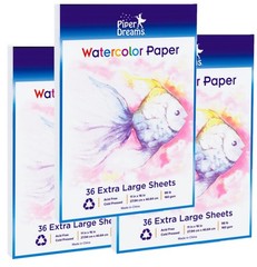 Art Paper 108 Jumbo Sheets 11×16 Inch Kids White Heavy Stock Drawing Painting