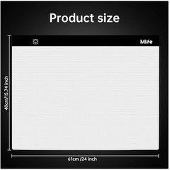 Ultra Slim A2 Light Board for Diamond Painting