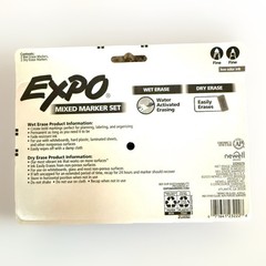 Expo Mixed Marker Set 4ct. Wet & Dry Erase Fine Tip -Choose Color