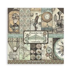 Stamperia Double-Sided Paper Pad 8″X8″ 8 x 8 inches, Multicoloured