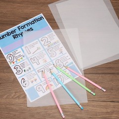 30 Sheet A4 Translucent Trace Paper 8″ x 12″ 100 GSM, Pink