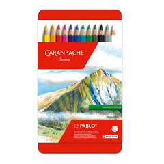 Caran d’Ache Pablo Permanent Artists Colour Pencils Tin Sets 12/18/30/40/80