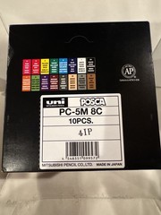 POSCA PC-5M 80 Markers Master Box 10 Sets Uni Paint Pens Japan