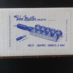 Rabinowitz Design Workshop Wax Melter Palette, Vintage, New in Original Box