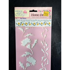 90s Vintage- Stencil Magic By Delta- Dandelion Borders No. 95 133 0012 NWT craft