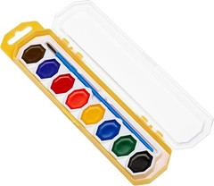 Non-Toxic Washable Watercolors Set with Brush – 8 Colors for Kids’ Creativity