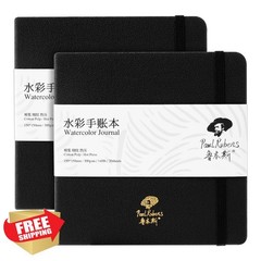 Paul Rubens 2 Pack 5.91″ Watercolor Journal