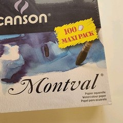Canson Montval Watercolour Paper 100 Sheets 24x32cm 300 g/m2 140 lb Cold Pressed