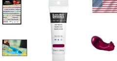 High Viscosity Heavy Body Acrylic Paint, Deep Magenta