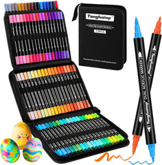 72 Colors Acrylic Paint Markers✨ Dual Tip Acrylic Paint Pens with Brush Tip, Fi✨