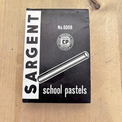 Vintage Sargent School Pastels No. 6008, Used. See photos.