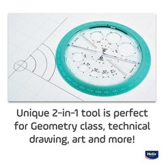 Helix – Angle and Circle Maker 6 Inch – Drawing and Drafting Designs Accurate…