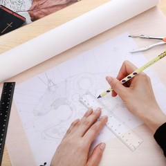 Tracing Paper Roll 17x25yd White Translucent Sewing Drawing