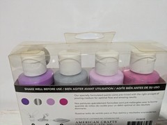 Color Pour pre-mixed pouring paint kit set of 4 mulberry bliss pink gray colors