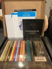 Prismacolor Technique Nature Animals Drawing Set 2 Art Lessons in 1 47 Piece Kit