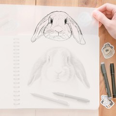 Tracing Paper Roll 24 Inch x 30 Yards White Translucent Pattern Sewing Drawing