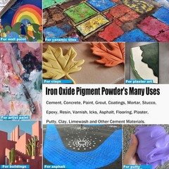 Iron Oxide Powder – Black Iron Oxide for Concrete Coloring (Black, 1.1lb)