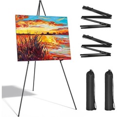 63in Folding Easel Tripod Art Painting Stand Portable Display Holder Adjustable